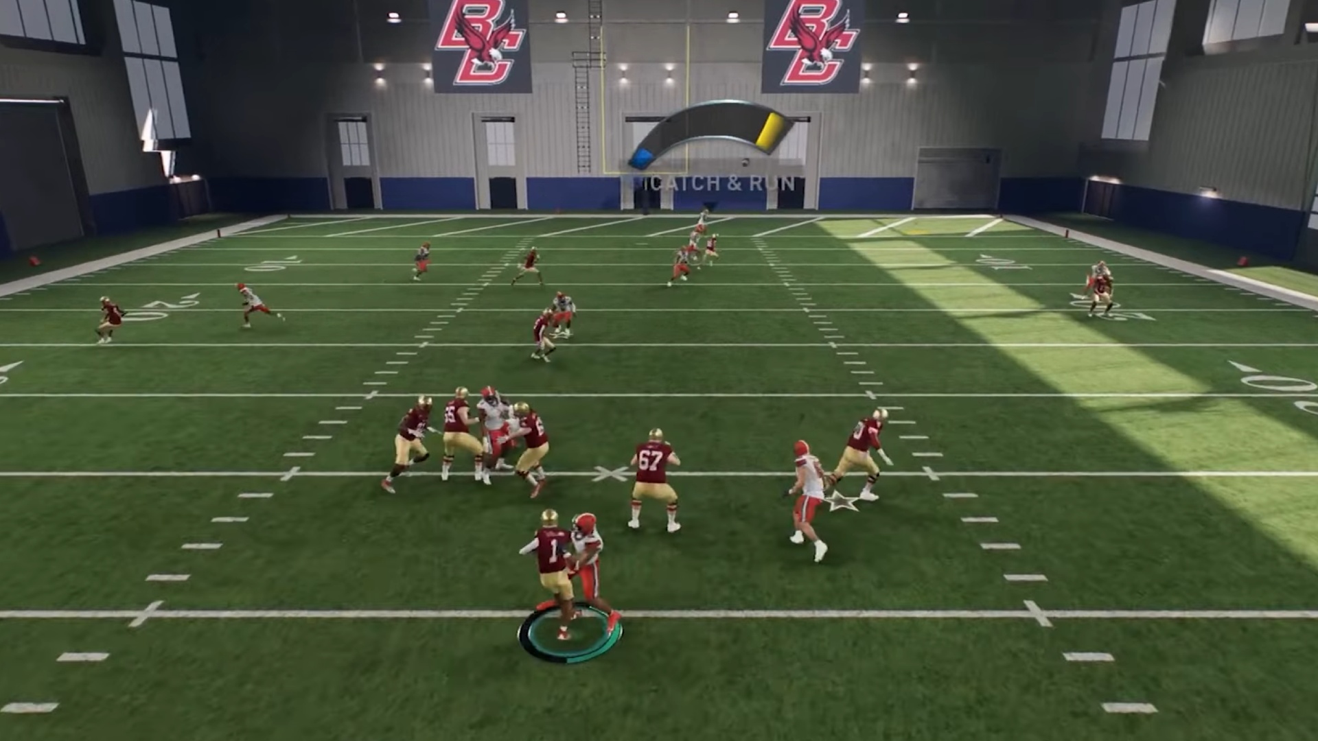 how to throw a lob pass in college football 25