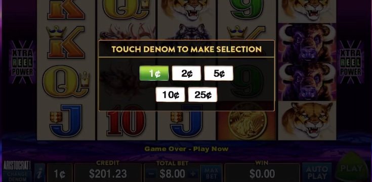 Step 1: Change Bet Denomination