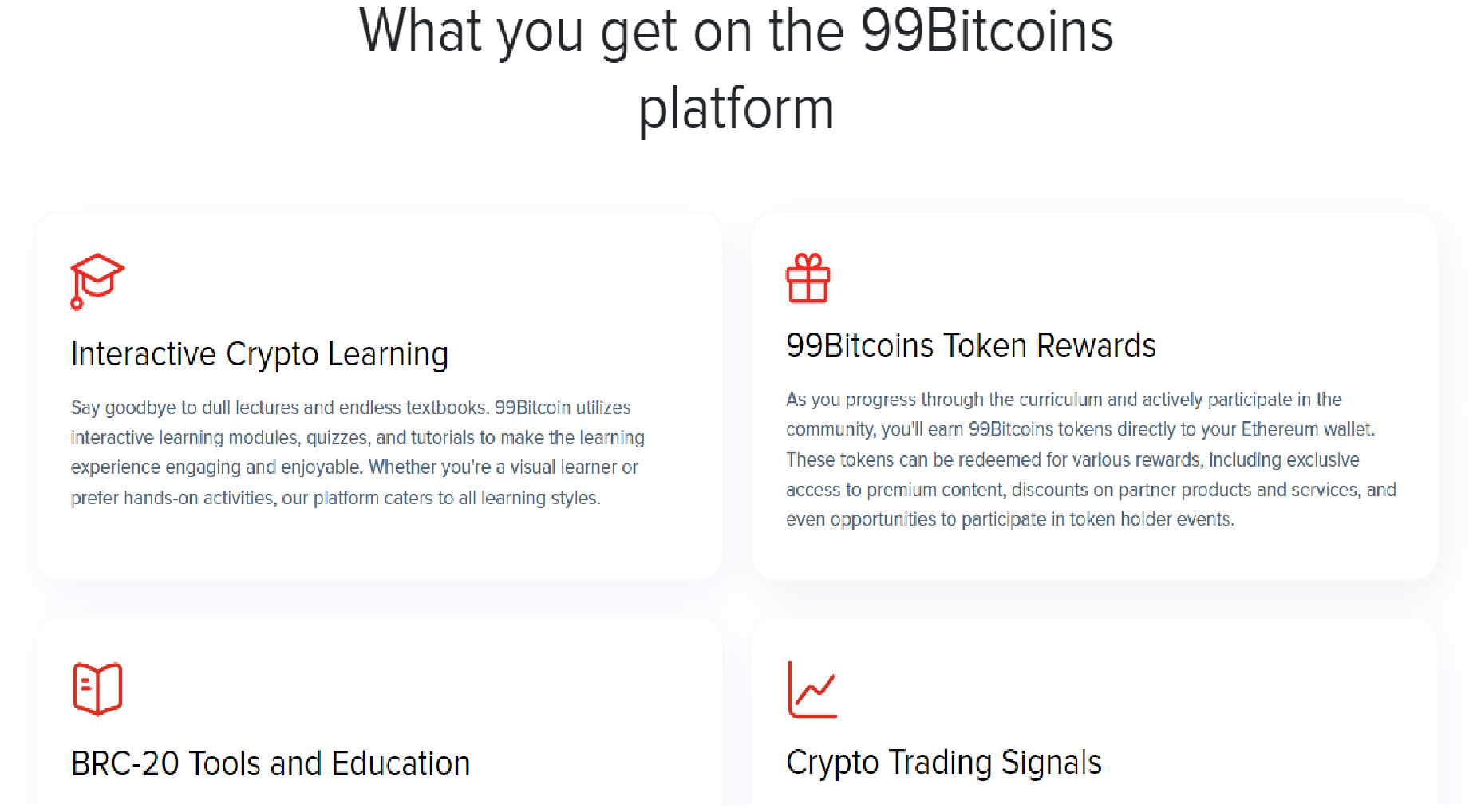 Interactive learning and rewards with 99Bitcoins