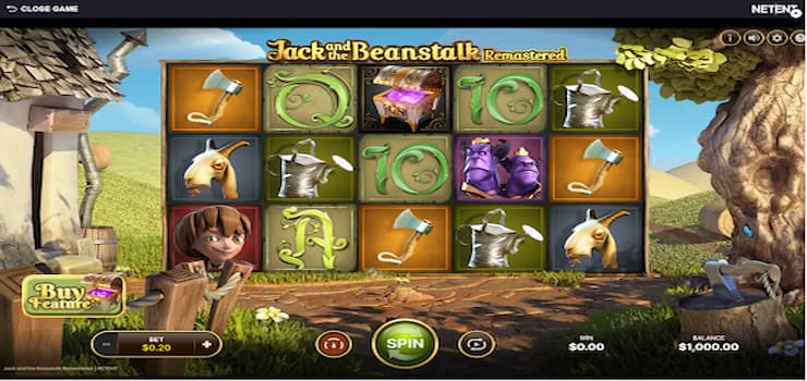 Play The Jack And The Beanstalk Slot game