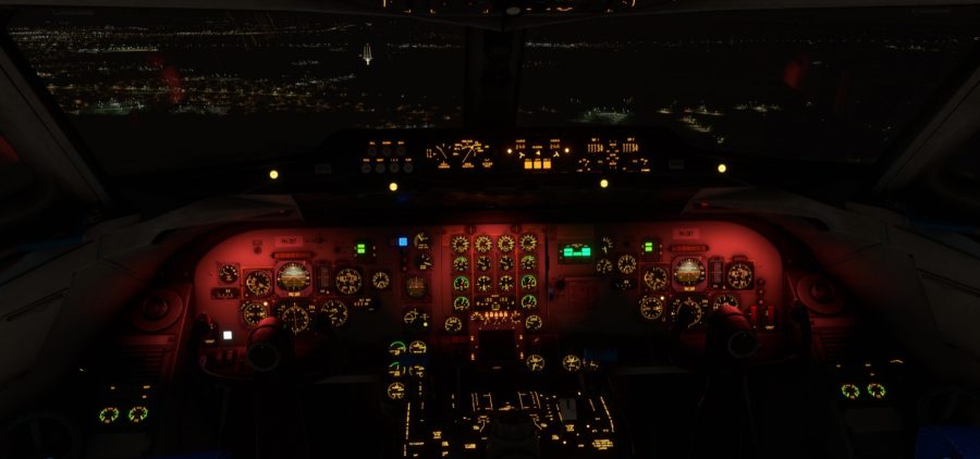 Flight Simulator Flight deck