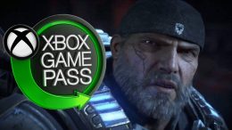 The Game Pass logo with Marcus Fenix from Gears of War
