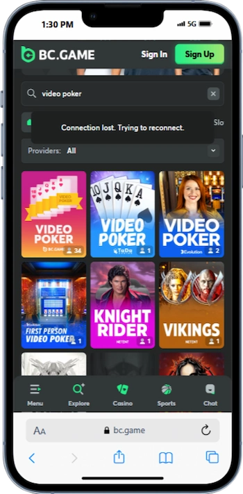 Video Poker No KYC Casino