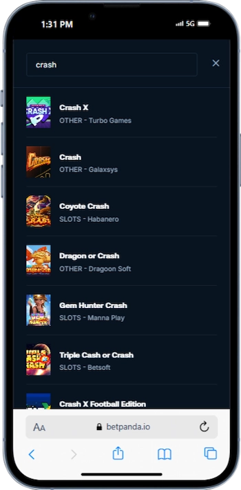 Crash Games No KYC Casino