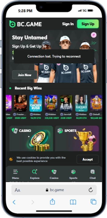 BC.Game No KYC Casino