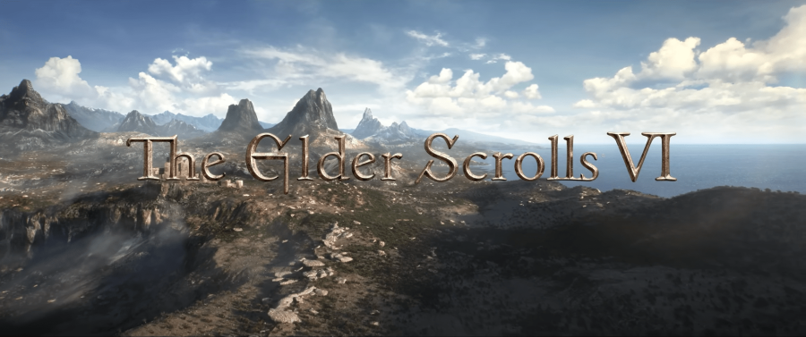 The title card from the elder scrolls 6 reveal trailer