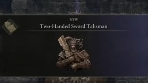 two-handed sword talisman elden ring