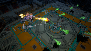 gameplay from Striking Distance's roguelike Redacted