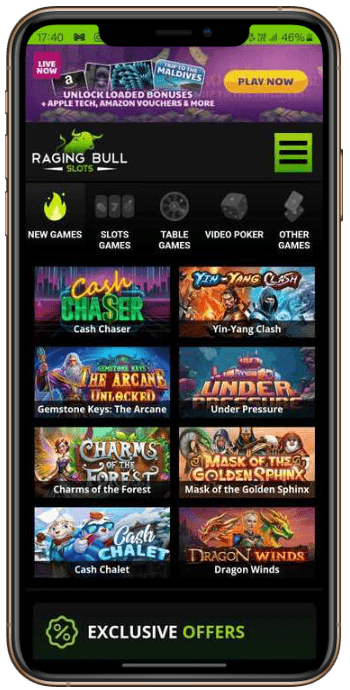 Raging Bull Instant Games