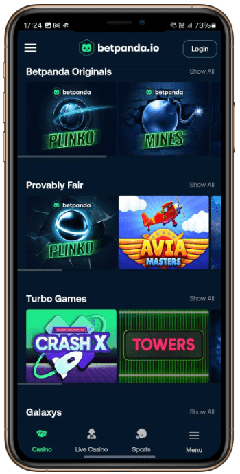 BetPanda Crash Games Online