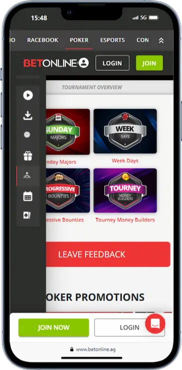 BetOnline Micro Stakes Poker Tournaments