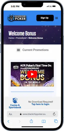 No HUD Software At Black Chip Poker