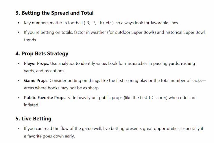 Chat GPT Sports Betting Prompt 2