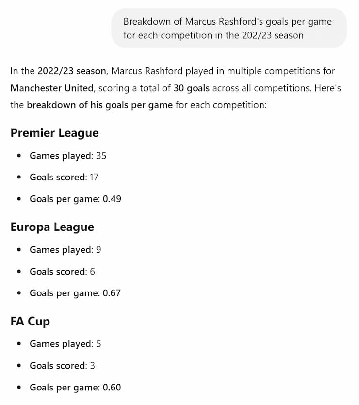 Chat GPT Soccer Prompt
