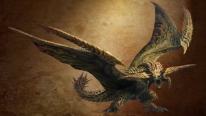 concept art for monster hunter wilds rey dau, a wyvern type apex monster in the video game by capcom