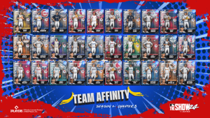the full set of 30 "action figure" baseball players that MLB The Show 24 users can unlock in the game's Diamond Dynasty mode