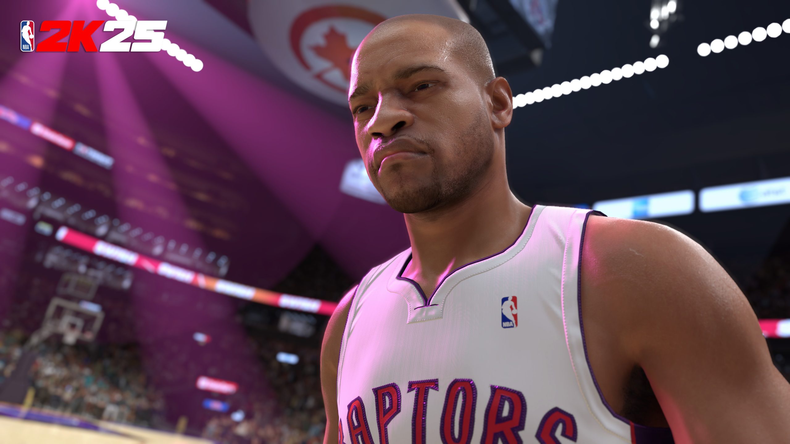 Anggota Hall of Fame yang baru saja masuk Vince Carter saat ia muncul dalam mode MyNBA Eras yang bersejarah di NBA 2K25