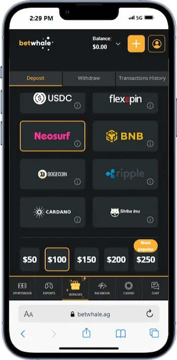Neosurf casino