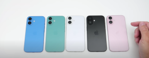 Screenshot of reported iPhone 16 color range, from YouTube channel Zollotech.