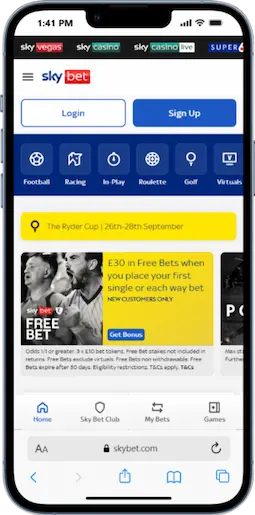 How To Register For Skybet Step 1