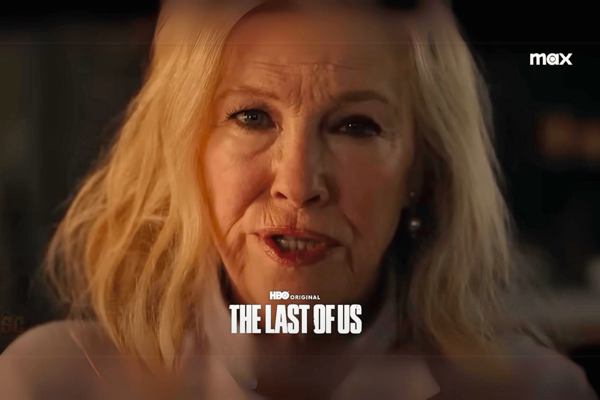 The Last of Us season 2. Catherine O'Hara face close-up