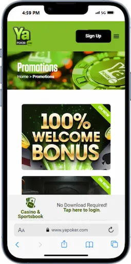 No HUD Software at Ya Poker