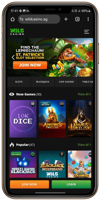 New Games at Wild Casino