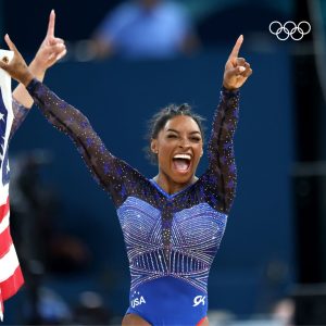Simone Biles, two times gymnastics all-round gold medal champion / Sports betting ban prevents Olympic wagers in California and Texas
