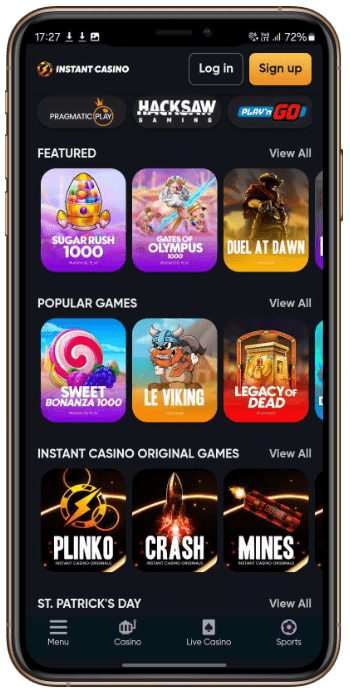 Instant Casino VPN Friendly Casino in the USA
