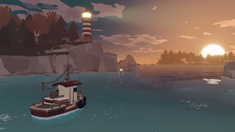 A screenshot from Dredge