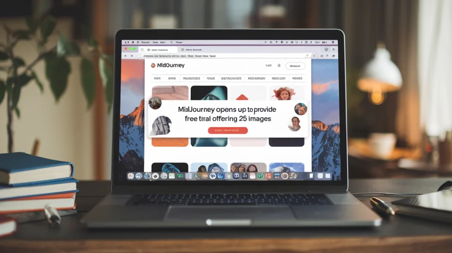 AI image of Midjourney image creation platform / Midjourney opens up to provide free trials, with a quota of 25 images.