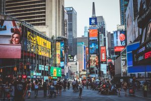 Times Square NYC / 17 trade unions pledge support for Times Square Casino plans