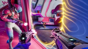 A screenshot from the Splitgate 2 Alpha