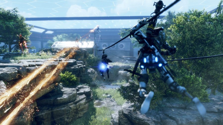 A screenshot from Titanfall 2