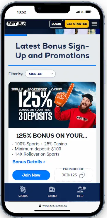 BetUS Darts Betting Promotions