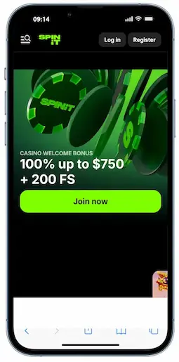 Spinit $1 Deposit Casino Canada