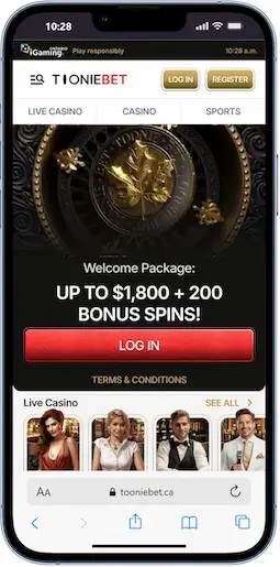 Tooniebet $1 Deposit Casino Canada
