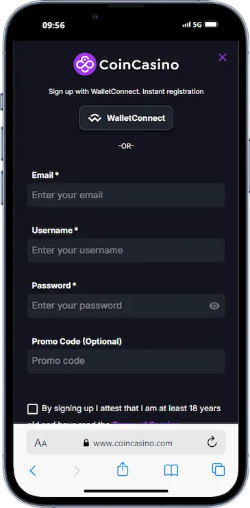 Step 2 - Create an Account