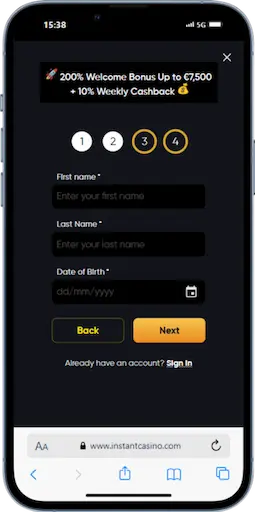 Step 4 - Add Your Personal Details