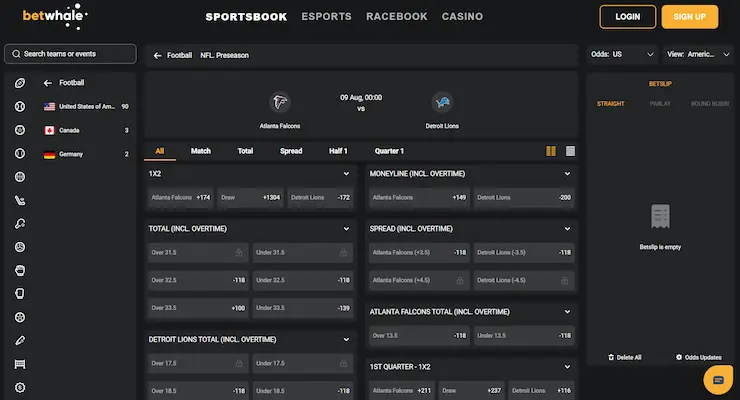 Two Team NFL Game Spread Teaser
