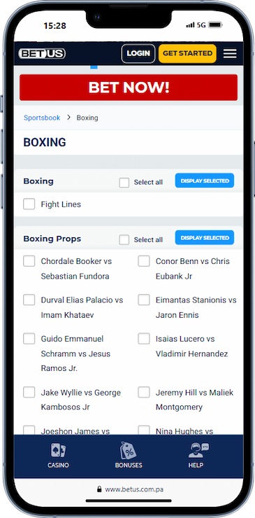 Boxing Sports Betting