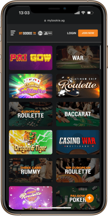 MyBookie Pai Gow