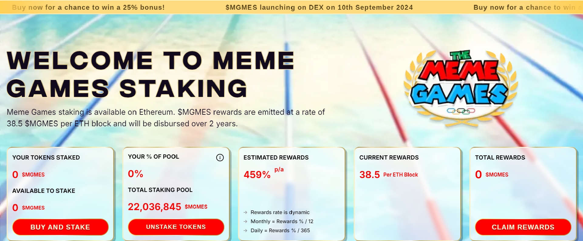 final opportunity for 25 bonus on mgmes as meme games presale ends soon - The Meme Games Presale Heats Up as September 10th Launch Date Approaches