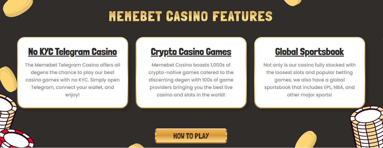 Recursos do Memebet Casino