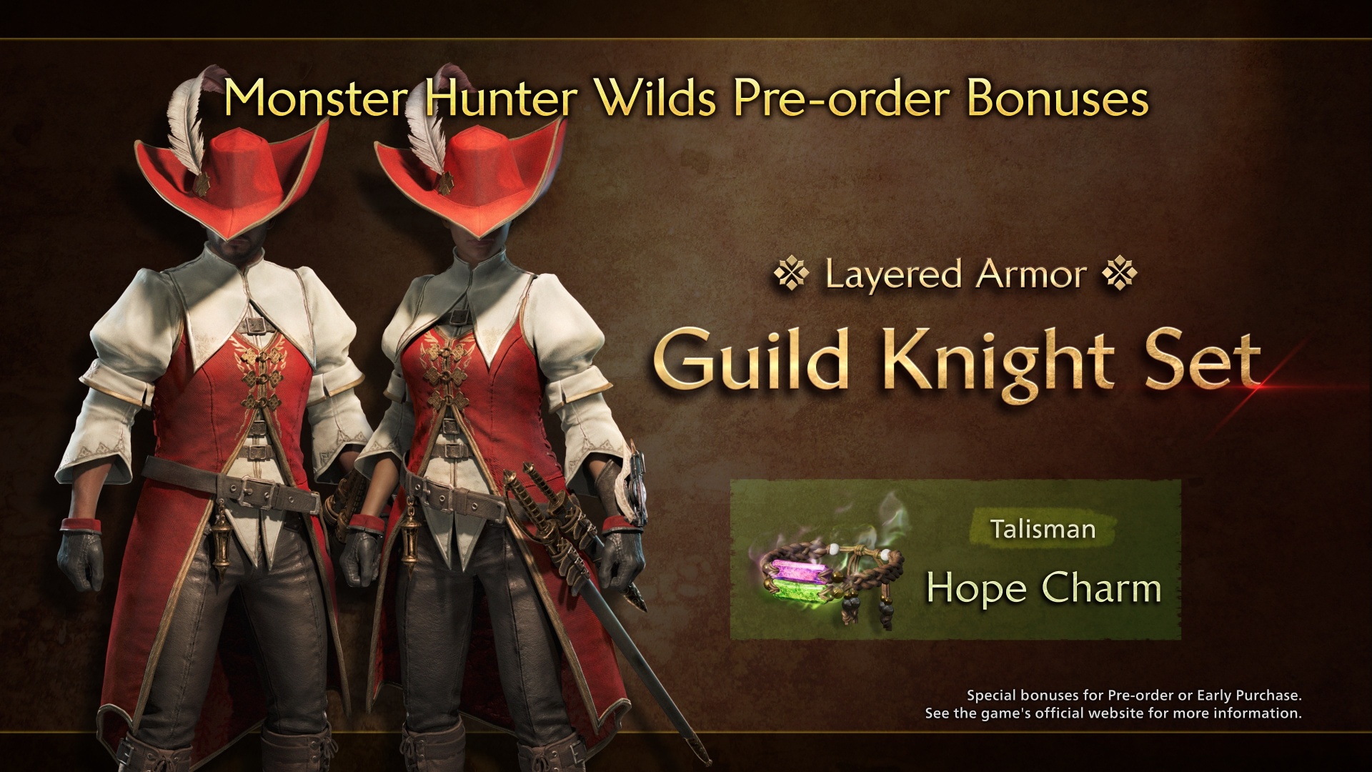 monster hunter wilds pre order bonus