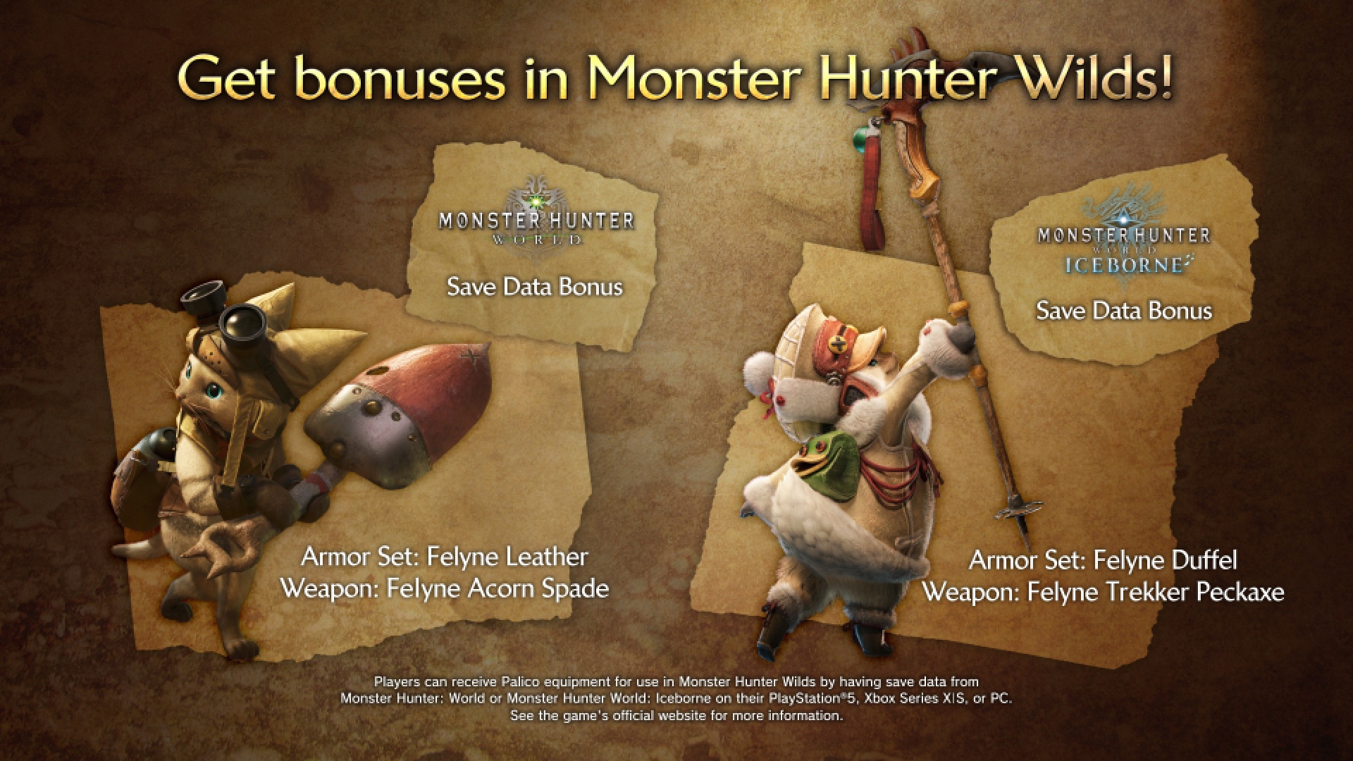 Monster Hunter Wilds salva bônus de dados