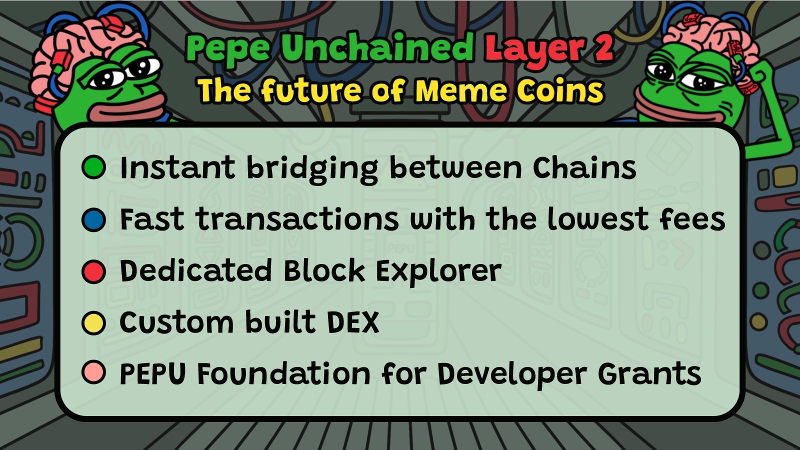 Pepe desencadeou blockchain de camada 2