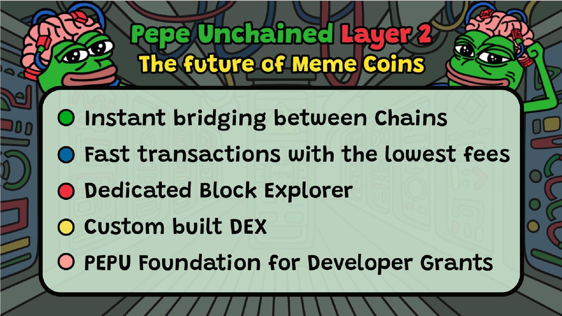 Pepe Unchained Layer 2 Blockchain