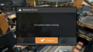 satisfactory encryption token missing