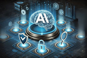 Illustration depicting AI safety checks. It shows the concept of protecting AI systems with multiple layers of security, visually conveying the idea of advanced safety protocols. Anthropic introduces major update to AI safety policy for frontier risks